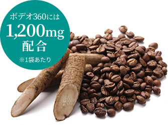ボデオ360にはデオアタック1,200mg配合