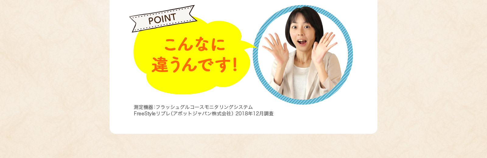 こんなに違うんです