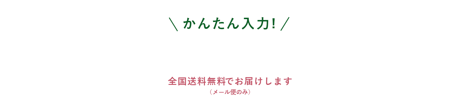 かんたん入力