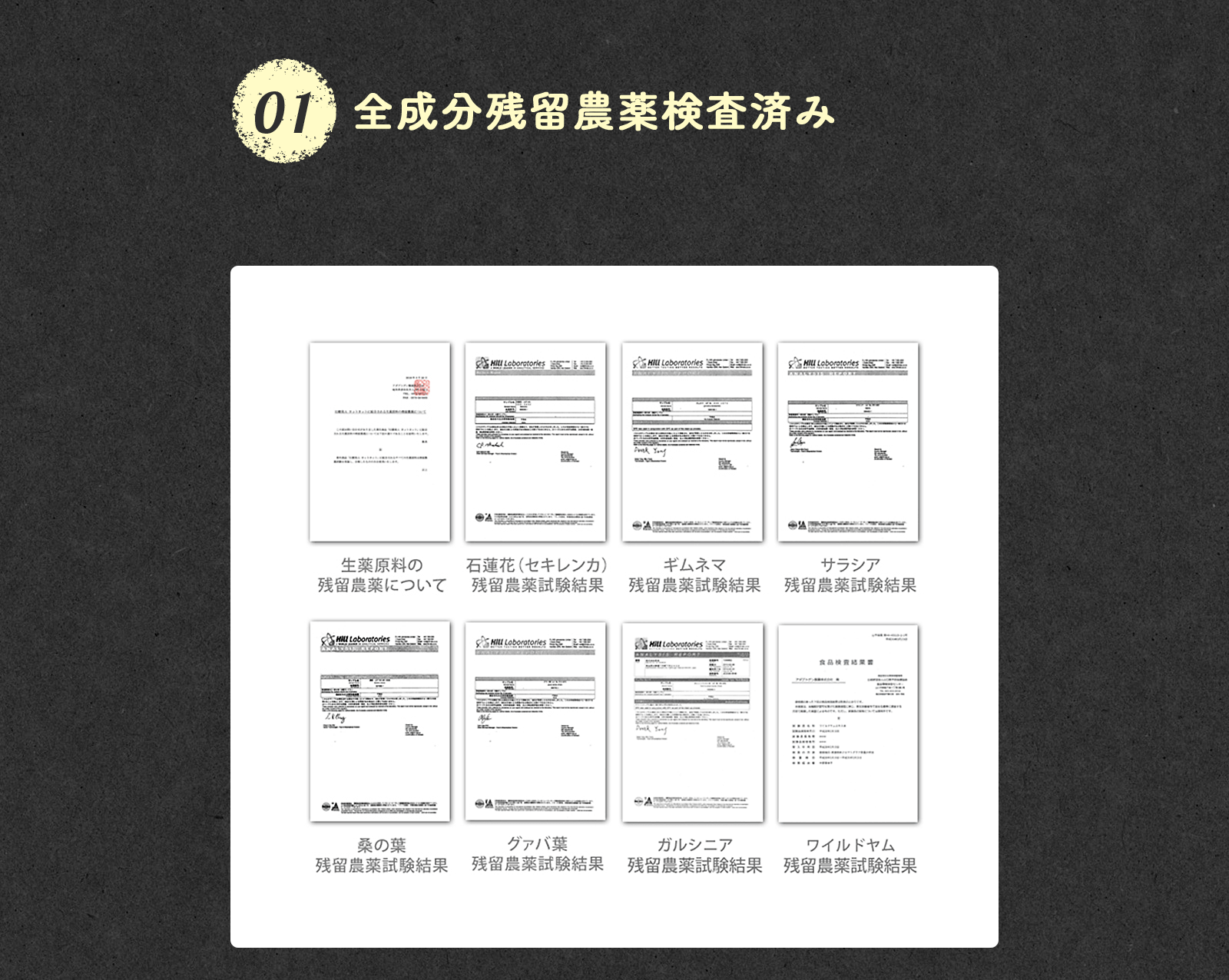 全成分残留農薬検査済み