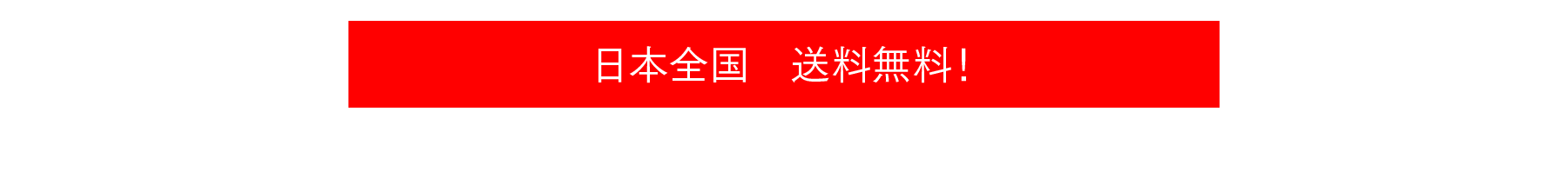 日本全国　送料無料！