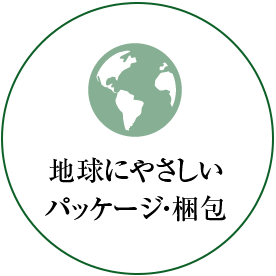 地球にやさしいパッケージ・梱包