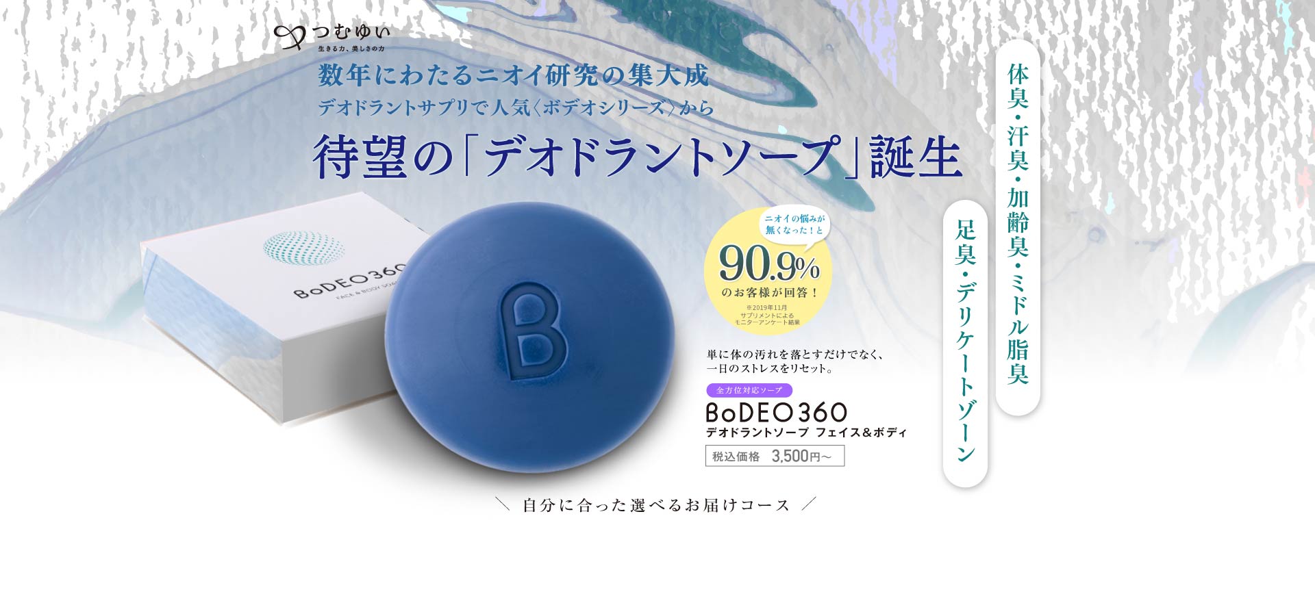 BoDEO360 デオドラントソープ フェイス&ボディ