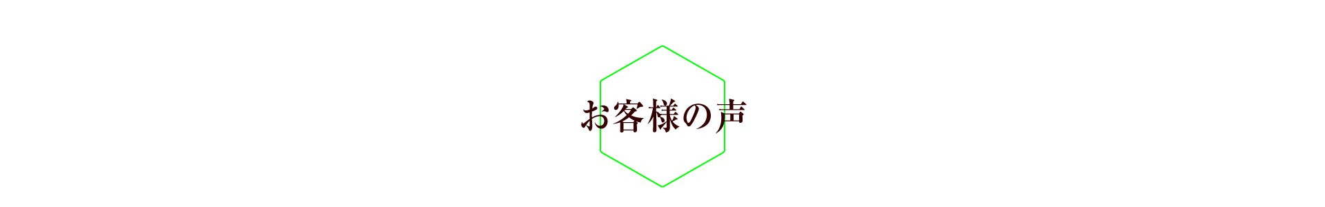 お客様の声