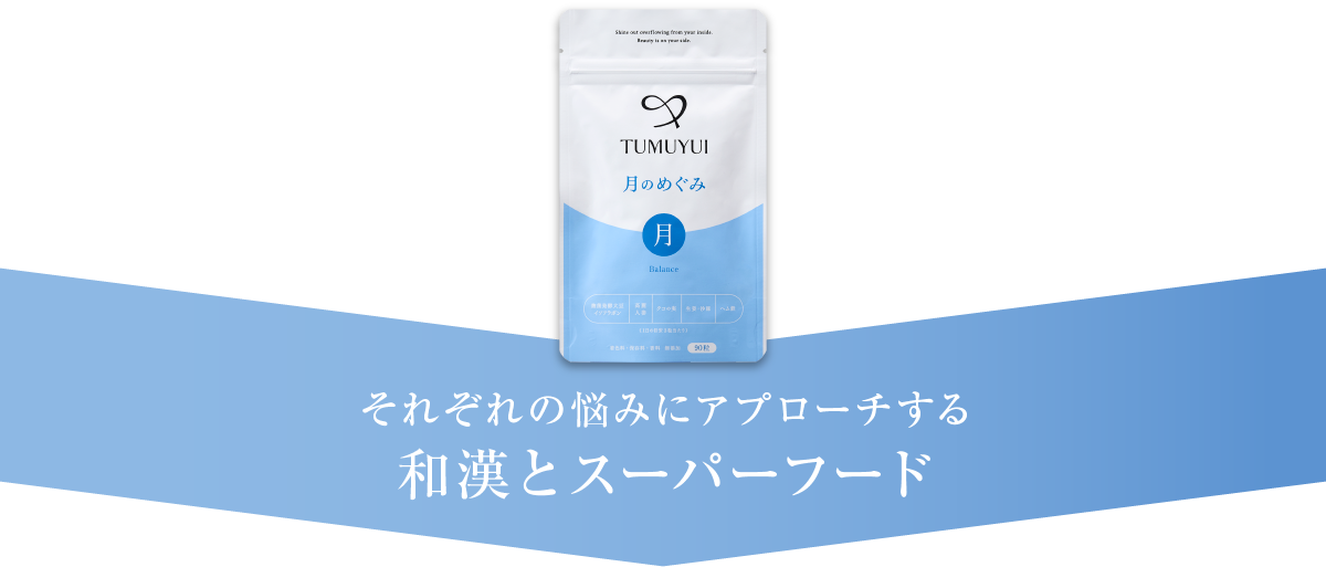 それぞれの悩みにアプローチする和漢とスーパーフード