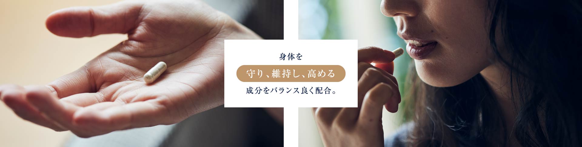 身体を守り、維持し、高める成分をバランス良く配合。