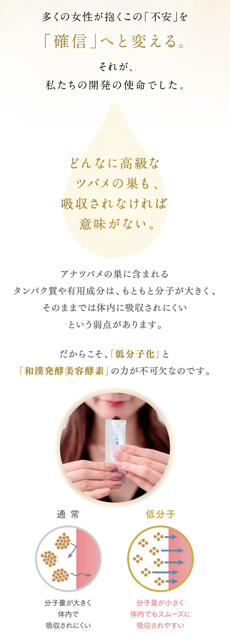 どんな高級なツバメの巣も、吸収されなければ意味がない。